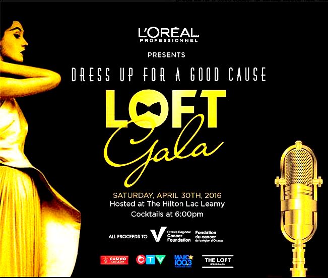 Dress up for a good cause loft gala.